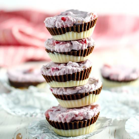 Neapolitan Coconut Butter Cups - Recipe photo by fitmittenkitchen