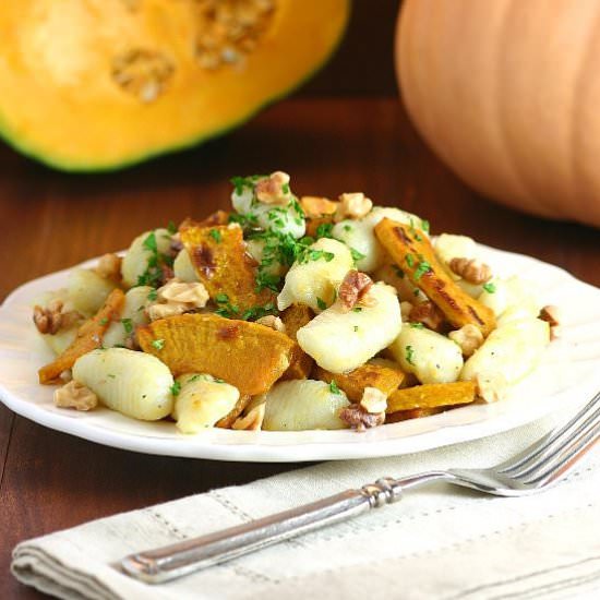 Gnocchi with Roasted Pumpkin - Recipe photo by landsandflavors