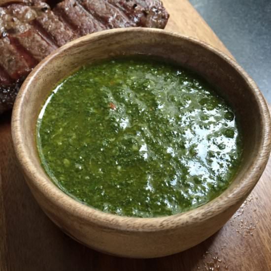 Chimichurri Sauce - Recipe photo by Instinctiveeats