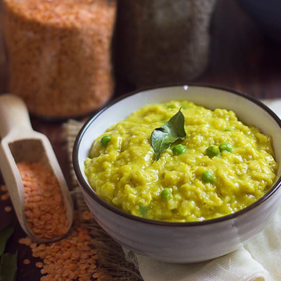 Red Lentils and Oats Porridge - Recipe photo by veganlovlie