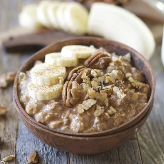 Banana Nut Overnight Oats - Recipe photo by maebells