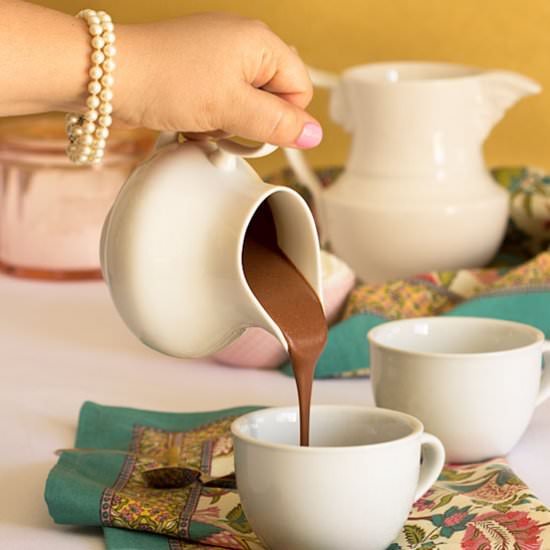 Salted Hot Chocolate - Recipe photo by cupofzest