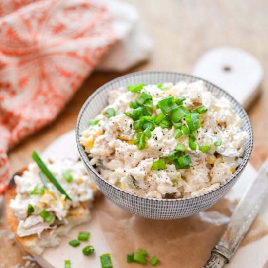 Tuna Salad with Rice and Cheese - Recipe photo by Anyzkowo