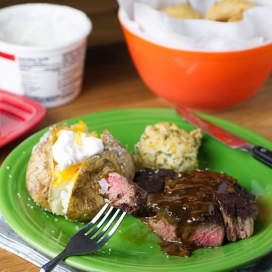 Perfect Pan-Seared Ribeye - Recipe photo by Chattavore