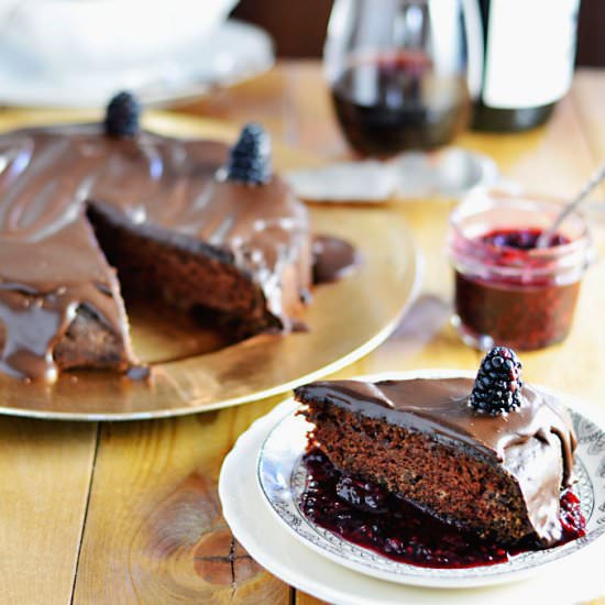 Red Wine Chocolate Cake - Recipe photo by lexibites