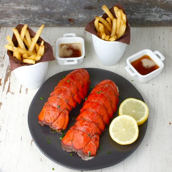 Lobster Tails with Brown Butter - Recipe photo by marilenaskitchen