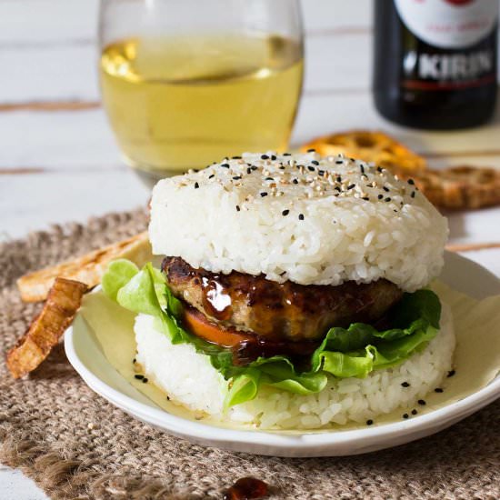 Teriyaki Rice Burger - Recipe photo by Chopstick Chronicles