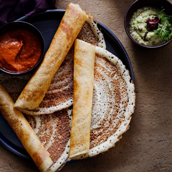 Oats Dosa - Recipe photo by cubesnjuliennes