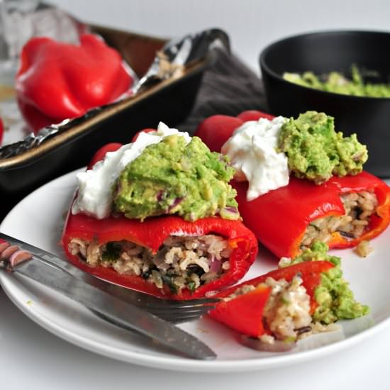 Stuffed Red Peppers - Recipe photo by mysecondbreakfast