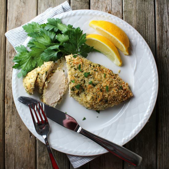Parmesan Crusted Chicken - Recipe photo by HollyatTasteAndSee