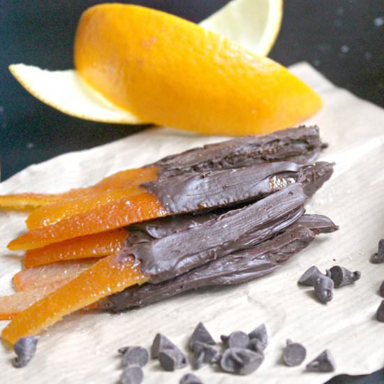 Candied Orange Peels - Recipe photo by Miamivores