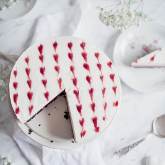 Raspberries Cheesecake - Recipe photo by siankoo