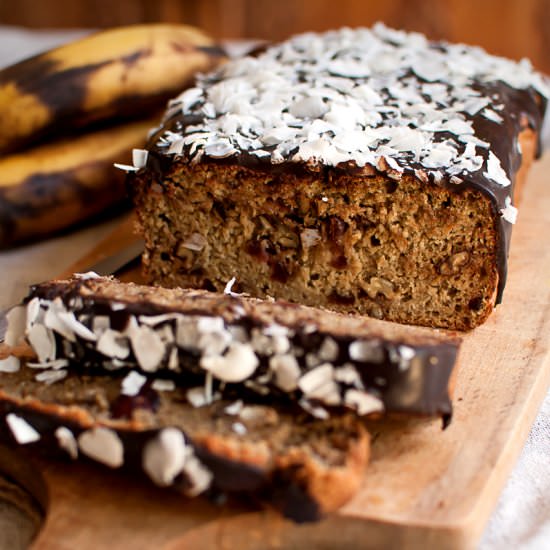 oat coconut banana bread - Recipe photo by zielonysrodek