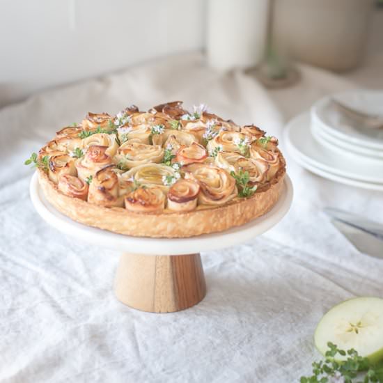 apple rose tart - Recipe photo by simmerandboyle