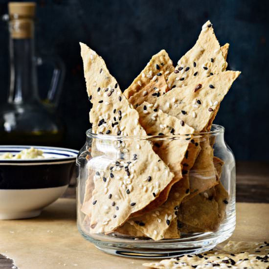 Whole Wheat Herbed Lavash - Recipe photo by cubesnjuliennes