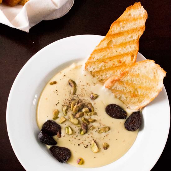 Smoked Gouda and Provolone Fonduta - Recipe photo by pinchmeimeating