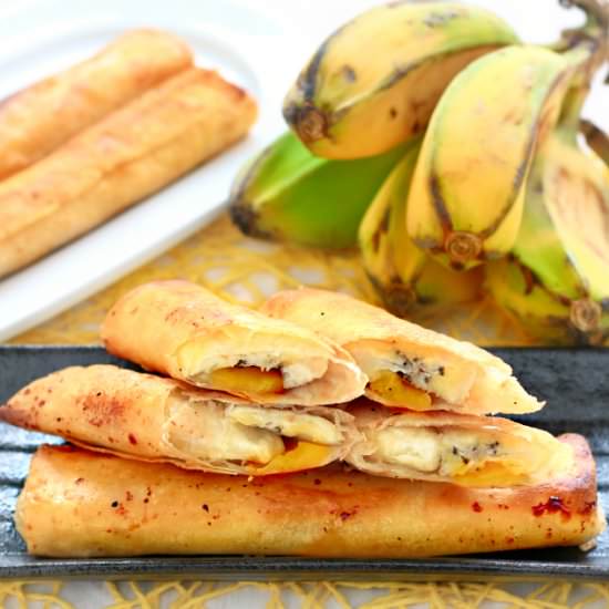 Turon (Banana Lumpia) - Recipe photo by foxy folksy