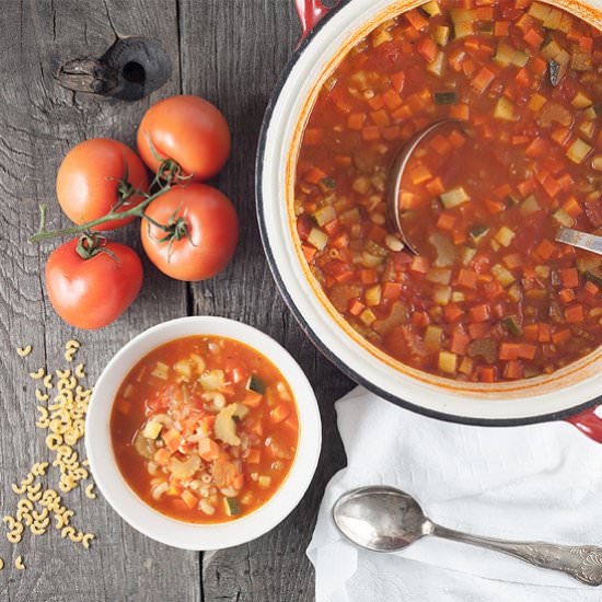 Minestrone Soup - Recipe photo by ohmydish
