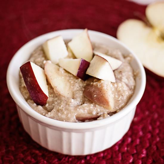 Steel Cut Oats – Apple Pie Oatmeal - Recipe photo by mommity