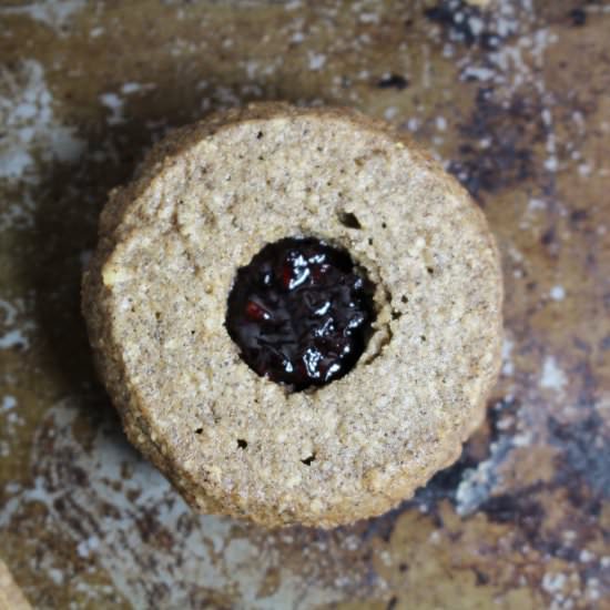 Buckwheat Linzer Cookies - Recipe photo by iwishbakingwasmyrealjob