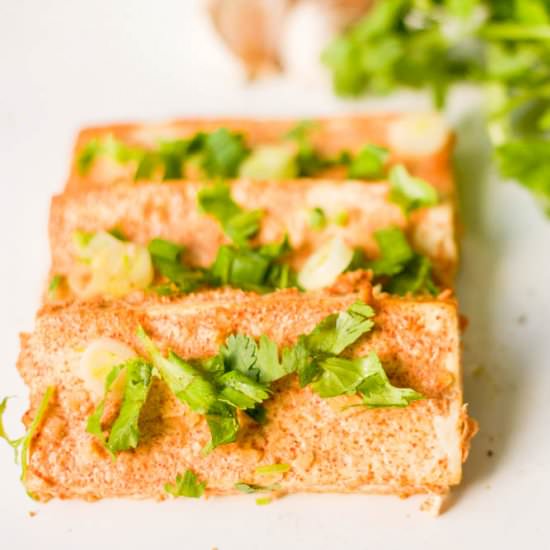 Tandoor Tofu - Recipe photo by HappyGut