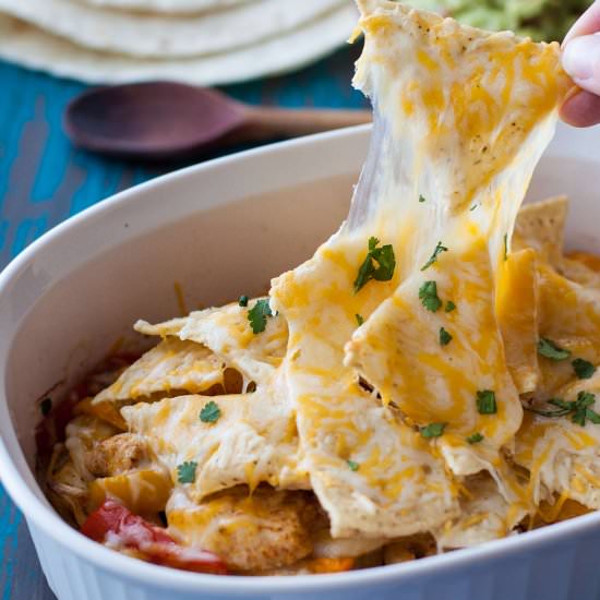 Chicken Fajita Nacho Casserole - Recipe photo by strawmarysmith