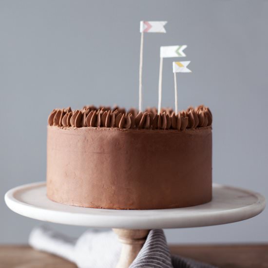 Banana Chocolate Cake - Recipe photo by modestmarce