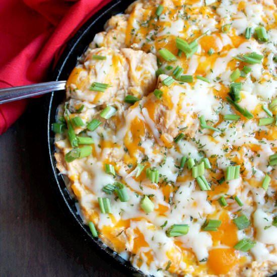 Buffalo Chicken Ranch Potato - Recipe photo by Creole Contessa