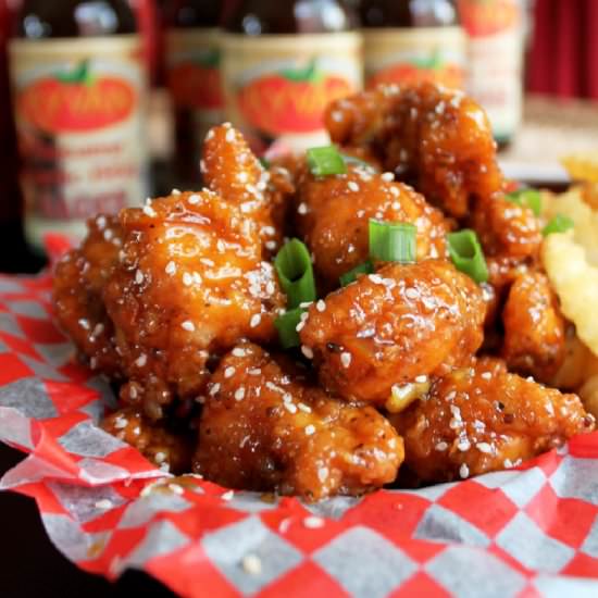 Orange Chicken Nuggets - Recipe photo by Creole Contessa