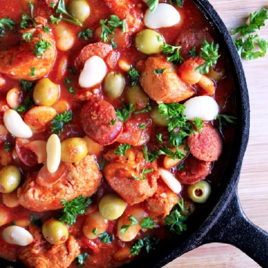 One Pot Spanish Stew - Recipe photo by Creole Contessa