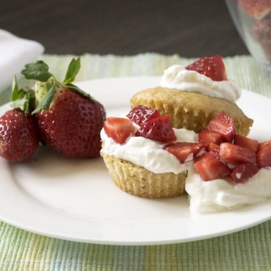 Beer-Infused Strawberry Shortcakes - Recipe photo by glutenfreemiami