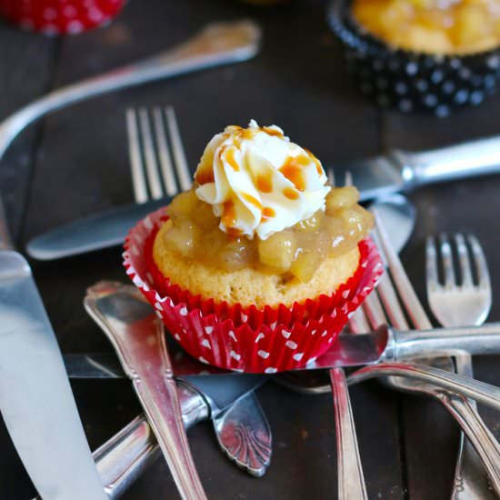 Apple Pie Cupcakes - Recipe photo by baketotheroots
