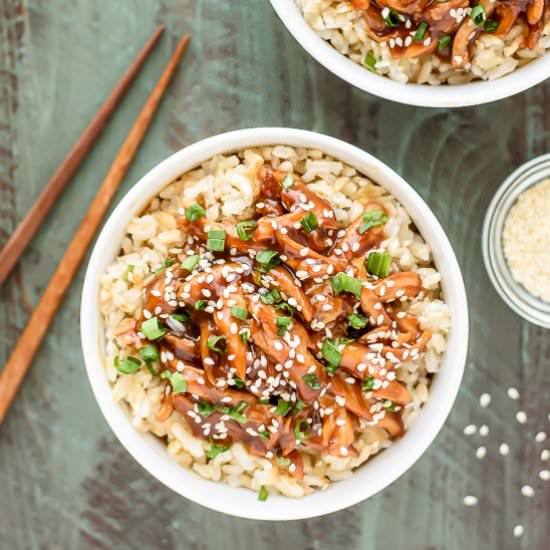 Crock Pot Teriyaki Chicken - Recipe photo by wellplated