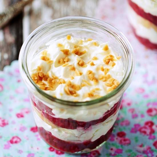 Raspberry Mascarpone Dessert - Recipe photo by Simple Sugars