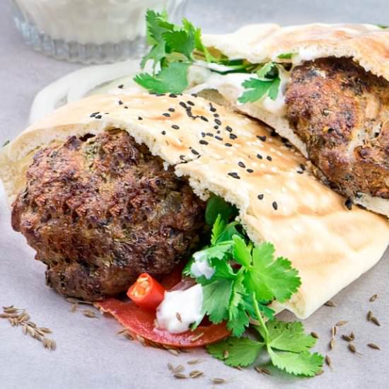Asian Style Lamb Burger - Recipe photo by Chefjar