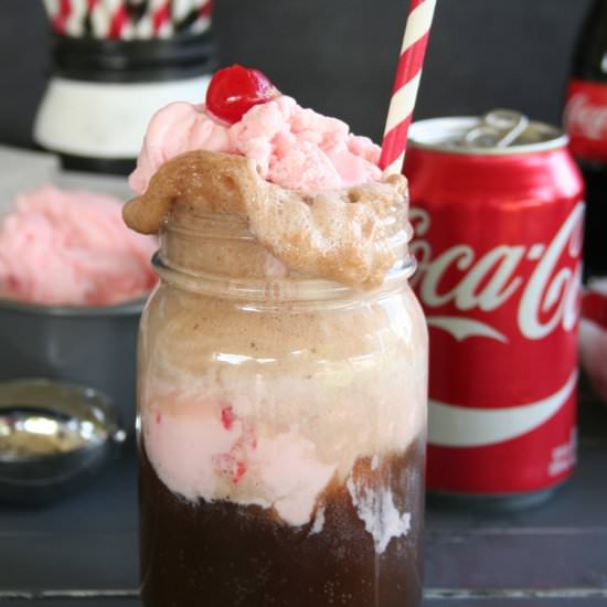 Cherry-Vanilla Coke Float - Recipe photo by craftedsparrow
