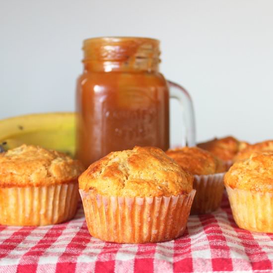 Banana Salted Caramel Muffins - Recipe photo by PicNic_NZ