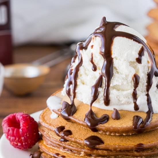 Chocolate Pancakes - Recipe photo by IWashYouDry