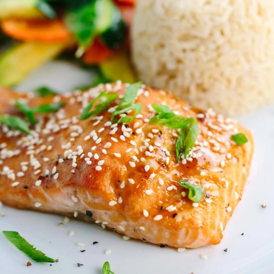 15 Minute Miso Glazed Salmon - Recipe photo by Jessica Gavin