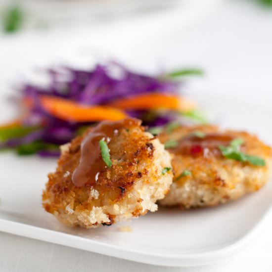 Bangkok Crab Cakes with Spicy Dip - Recipe photo by Flavour and Savour