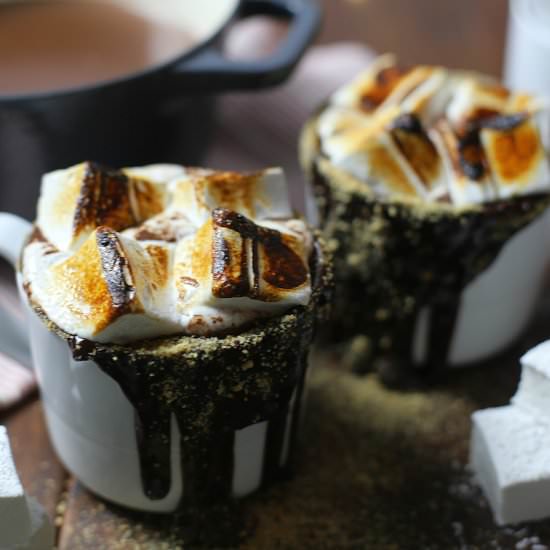 S'Mores Hot Chocolate - Recipe photo by fortheloveoflasagna