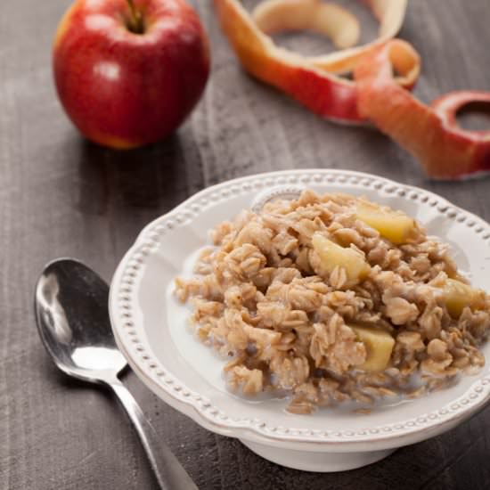 Apple Walnut Oatmeal - Recipe photo by Home Baked Joy