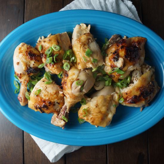 Miso Butter Roasted Chicken - Recipe photo by wifromscratch