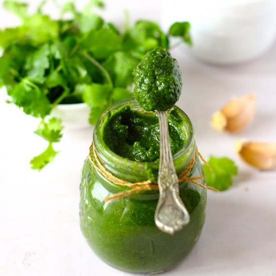 Mint and Coriander Chutney - Recipe photo by Funfoodandfrolic