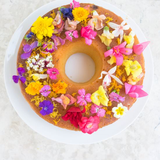Flowery Citrus Cake - Recipe photo by ohsweetcitrus
