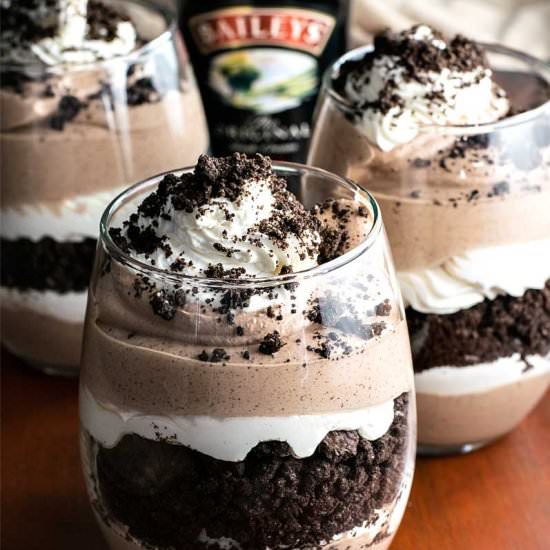 Baileys Cookies and Cream Parfaits - Recipe photo by homemadehooplah