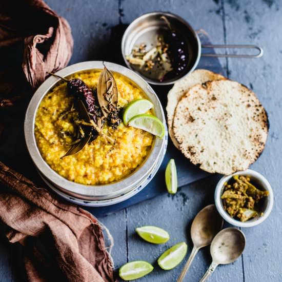 Bhaja Mung Daal Khichuri - Recipe photo by PlayfulCooking