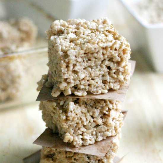 Brown Butter Rice Krispie Treats - Recipe photo by prettylifegirls