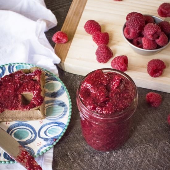 Raspberry Chia Jam - Recipe photo by Thenaturalnurturer