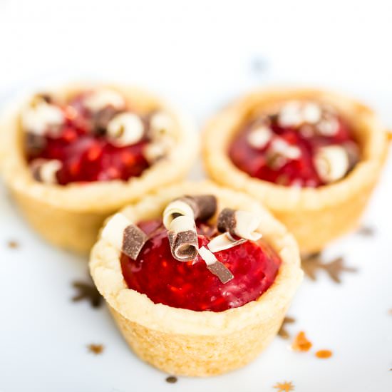 Raspberry Filled Sugar Cookie Cups - Recipe photo by BusyCreatingMemories